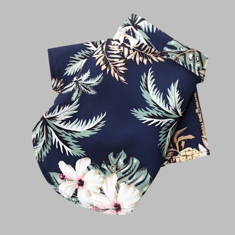 vetement-pour-chien-hawaienne-noir