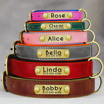 Collier-Pour-Chien-Personnalise-couleurs-bella