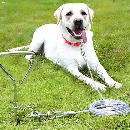 Longe-Pour-Chien-cable-alliage-zinc