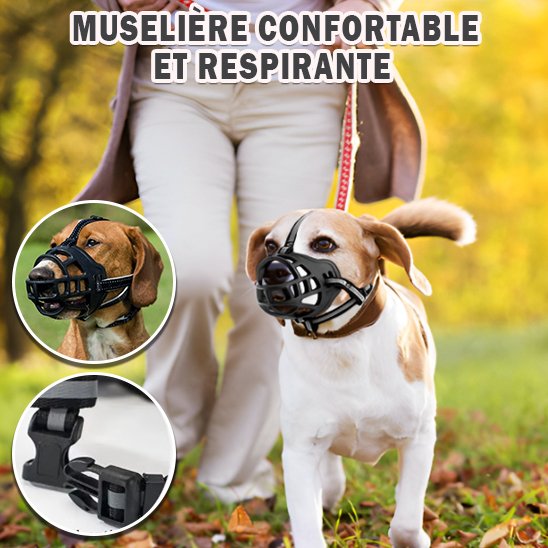Muselière conforable et respirante