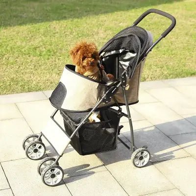 Poussette-pour-chien - PetStroller™ - Beiges