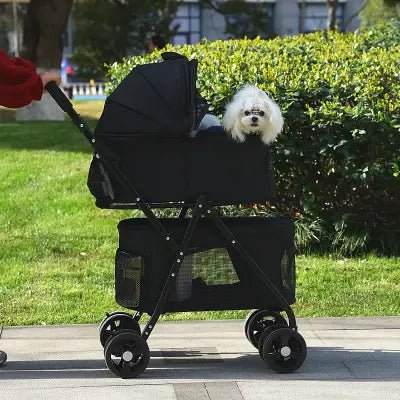 poussette-pour-chien-petstroller-noires