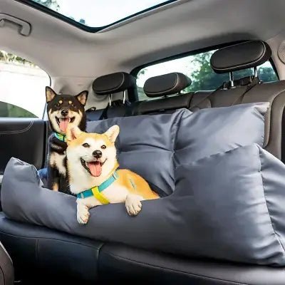 SIEGE AUTO POUR CHIEN - CarrierTravelDog™ - Gris - 